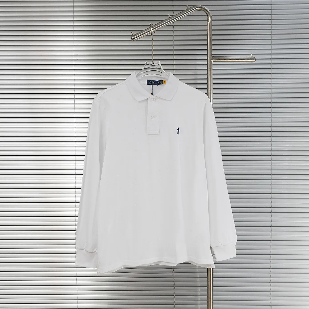 P240 top version (different currencies) You can scan the code to enter the official website Style: Ralph Lauren POLO Ralph Lauren small label embroidery knitted old money style lapel long-sleeved POLO Color: Picture color Size: S-XL Fabric: Pure cotton Accessories: Full set of customized accessories No gender distinction, same style for men and women